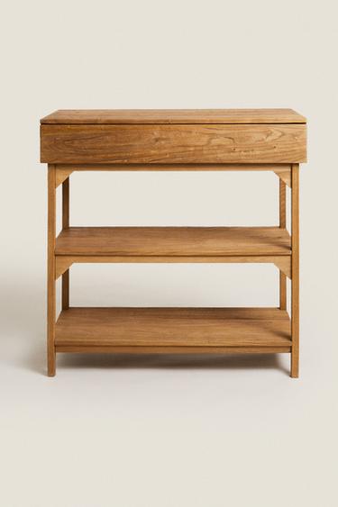 WOODEN STORAGE UNIT - Light beige by Zara - Image 0