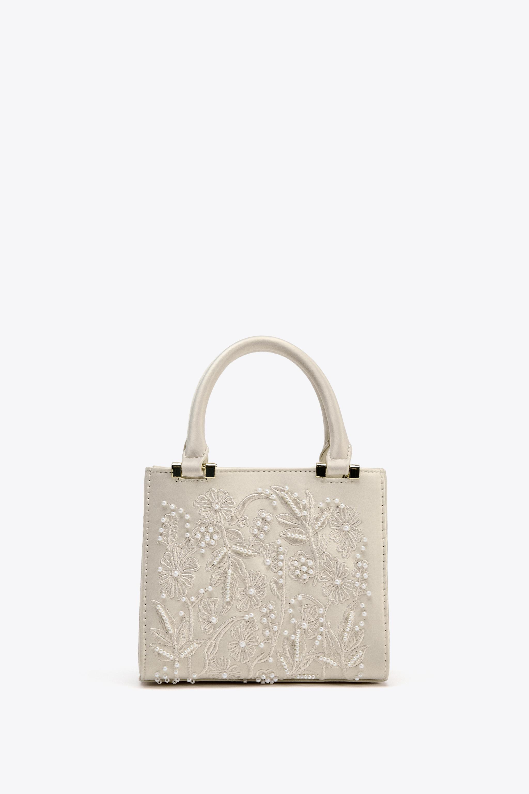 Zara Pearl Bag Zara Perlen Tasche TASCHE MIT PERLEN IN