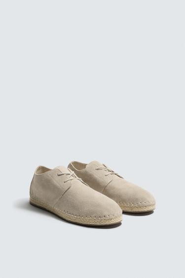 Zara LEATHER SHOES - Off White
