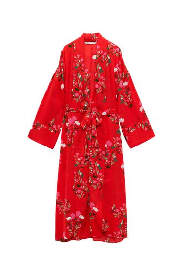 LONG PRINTED DRESS
