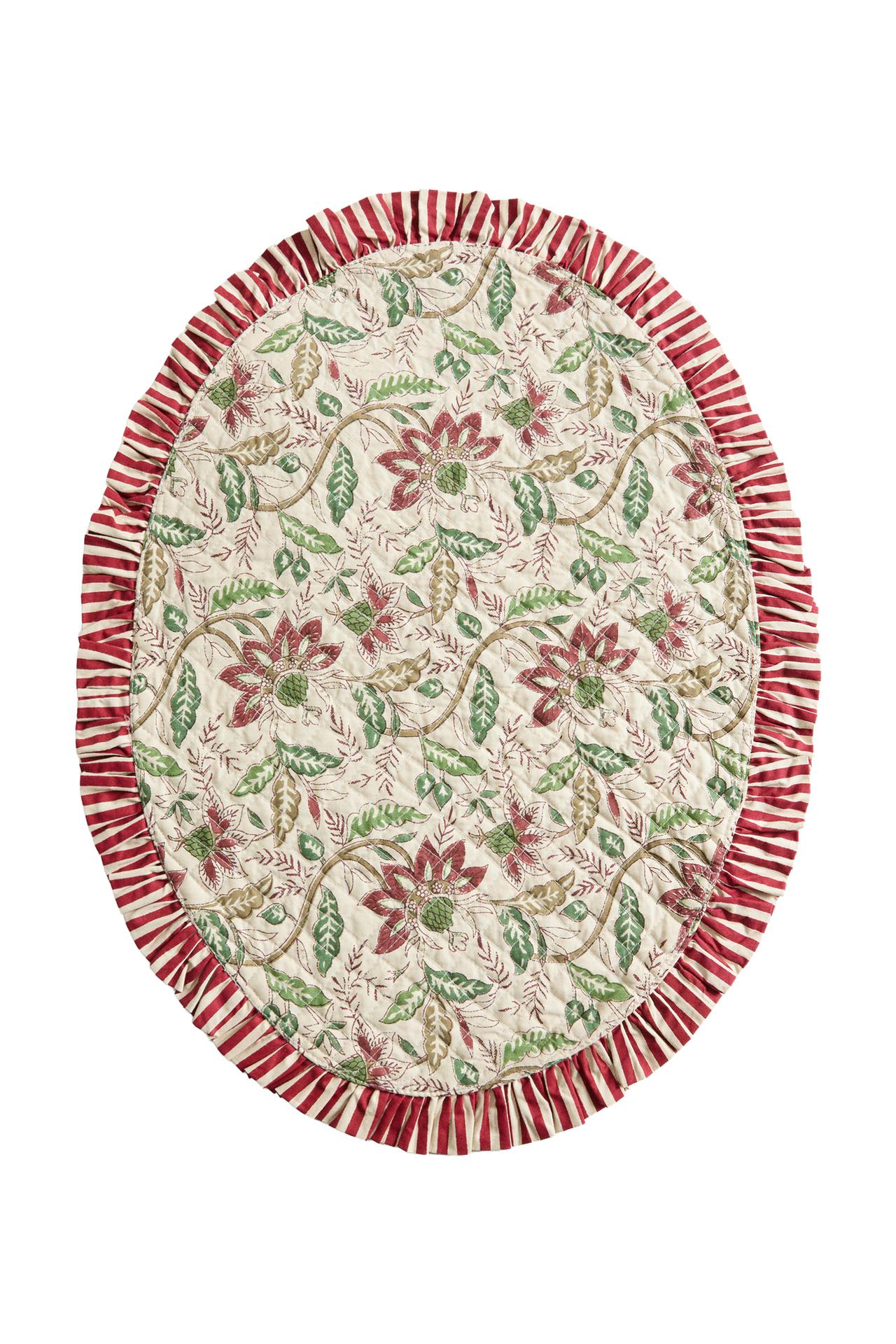 CHRISTMAS RUFFLES PLACEMAT