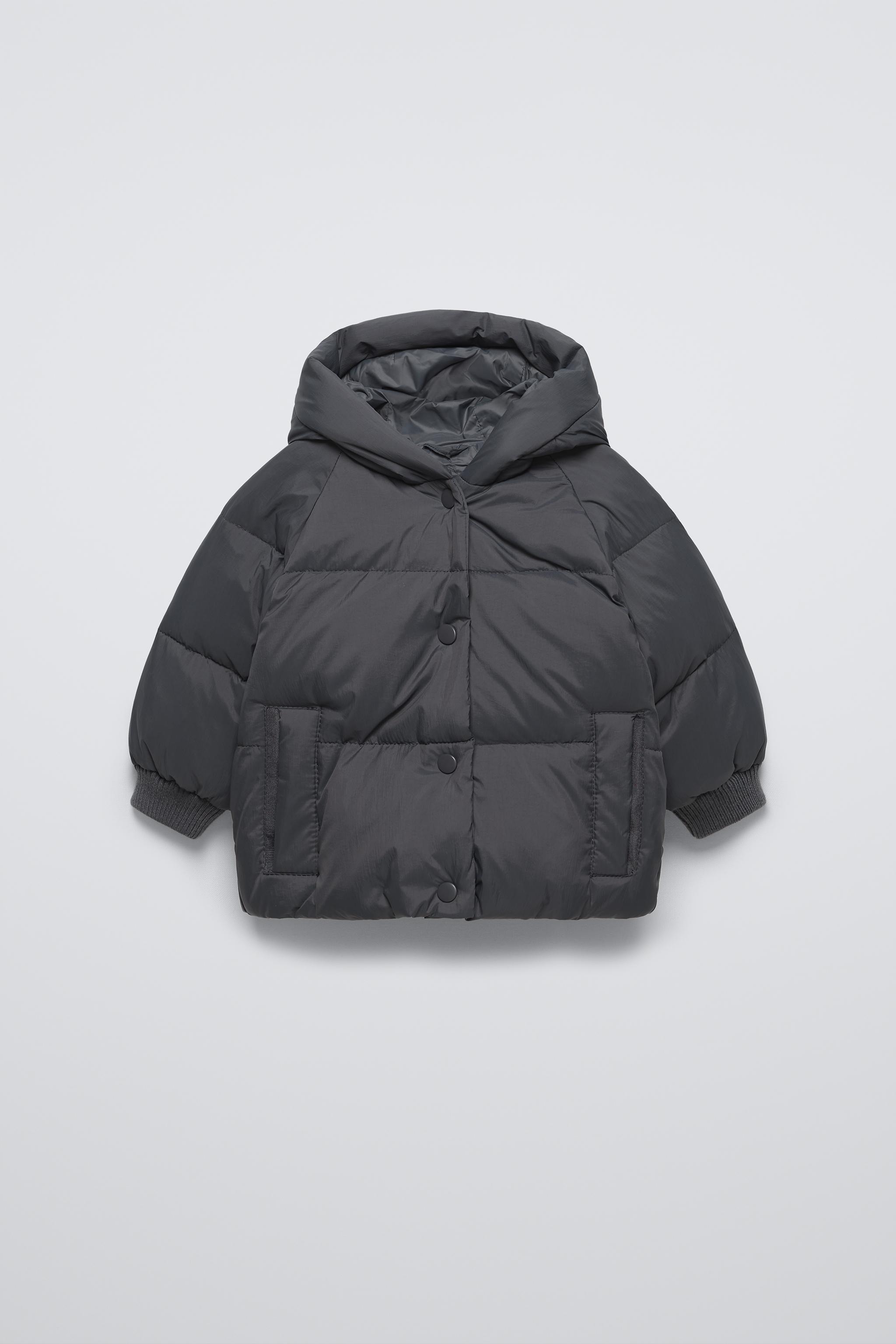 Down puffer jacket shops zara