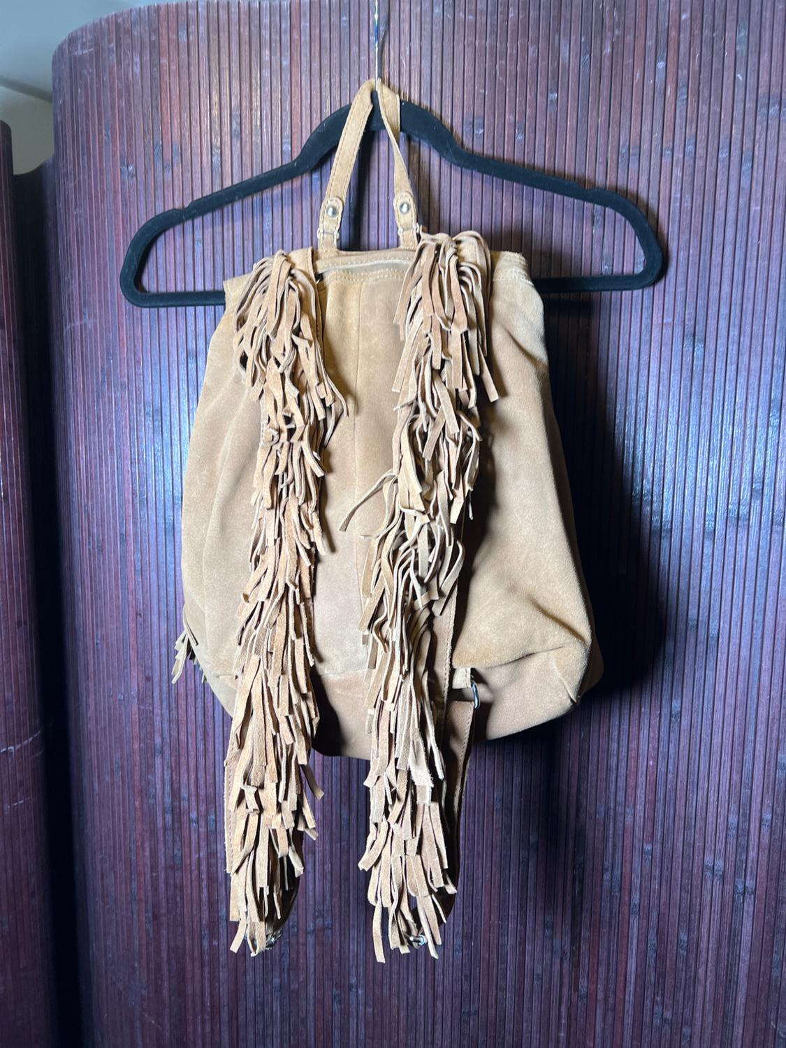 SUEDE BOOKBAG MEDIUM - Image 3