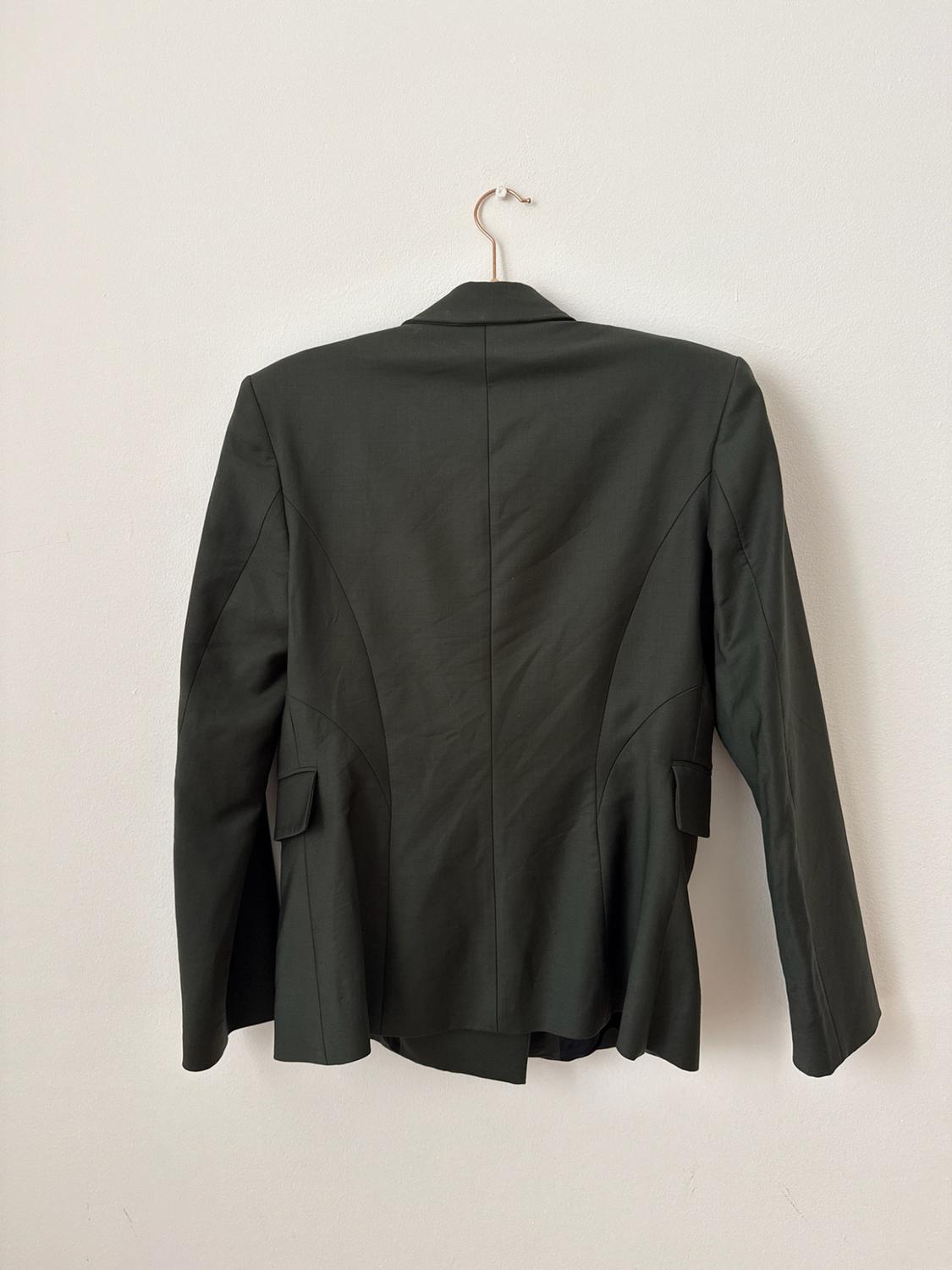 ZW COLLECTION DOUBLE-BREASTED WOOL BLEND BLAZER - Image 4