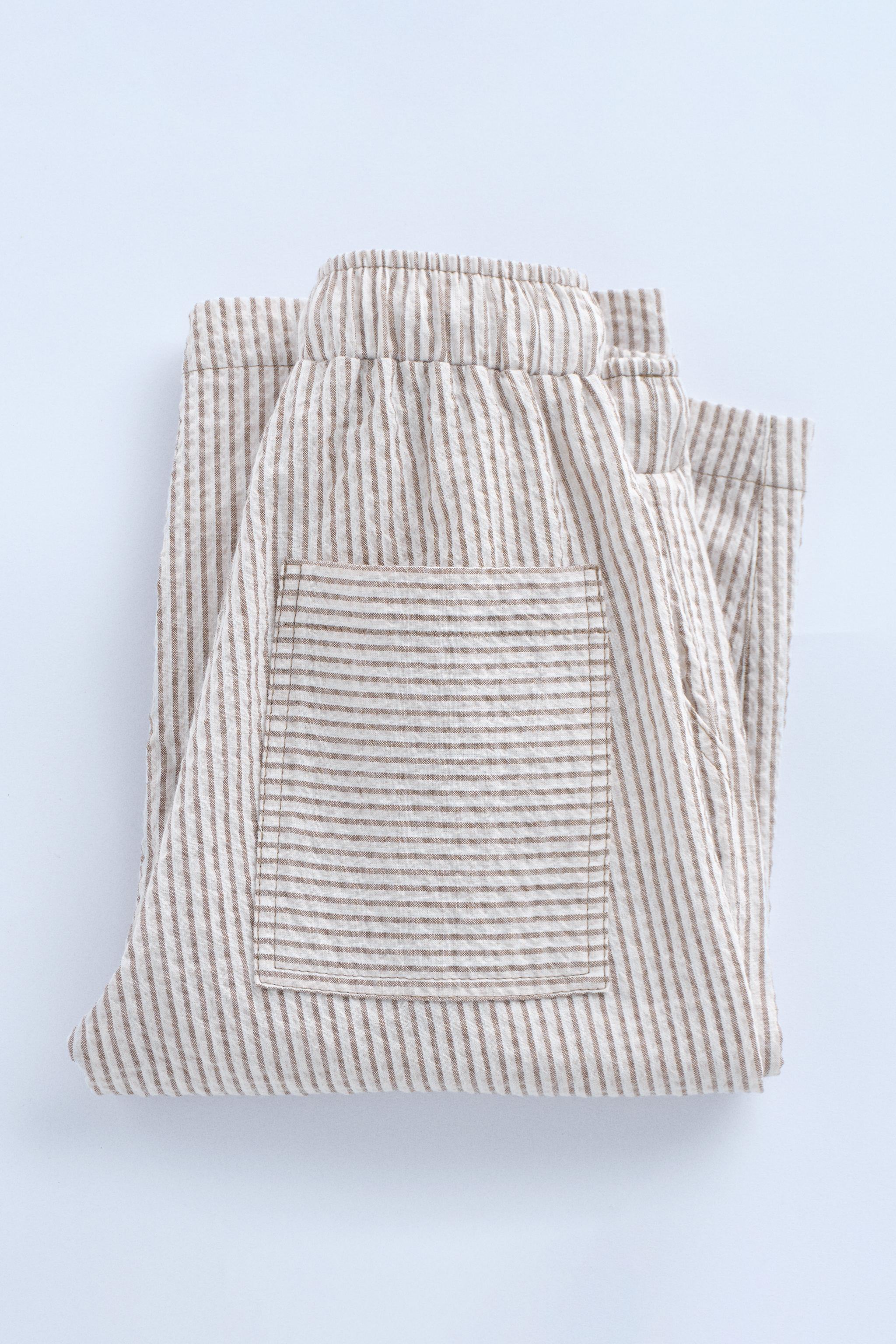 TIMELESZ - STRIPED BAGGY PANTS - striped | ZARA United States