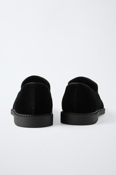 LOAFERS VELVET - Black by Zara - Image 3