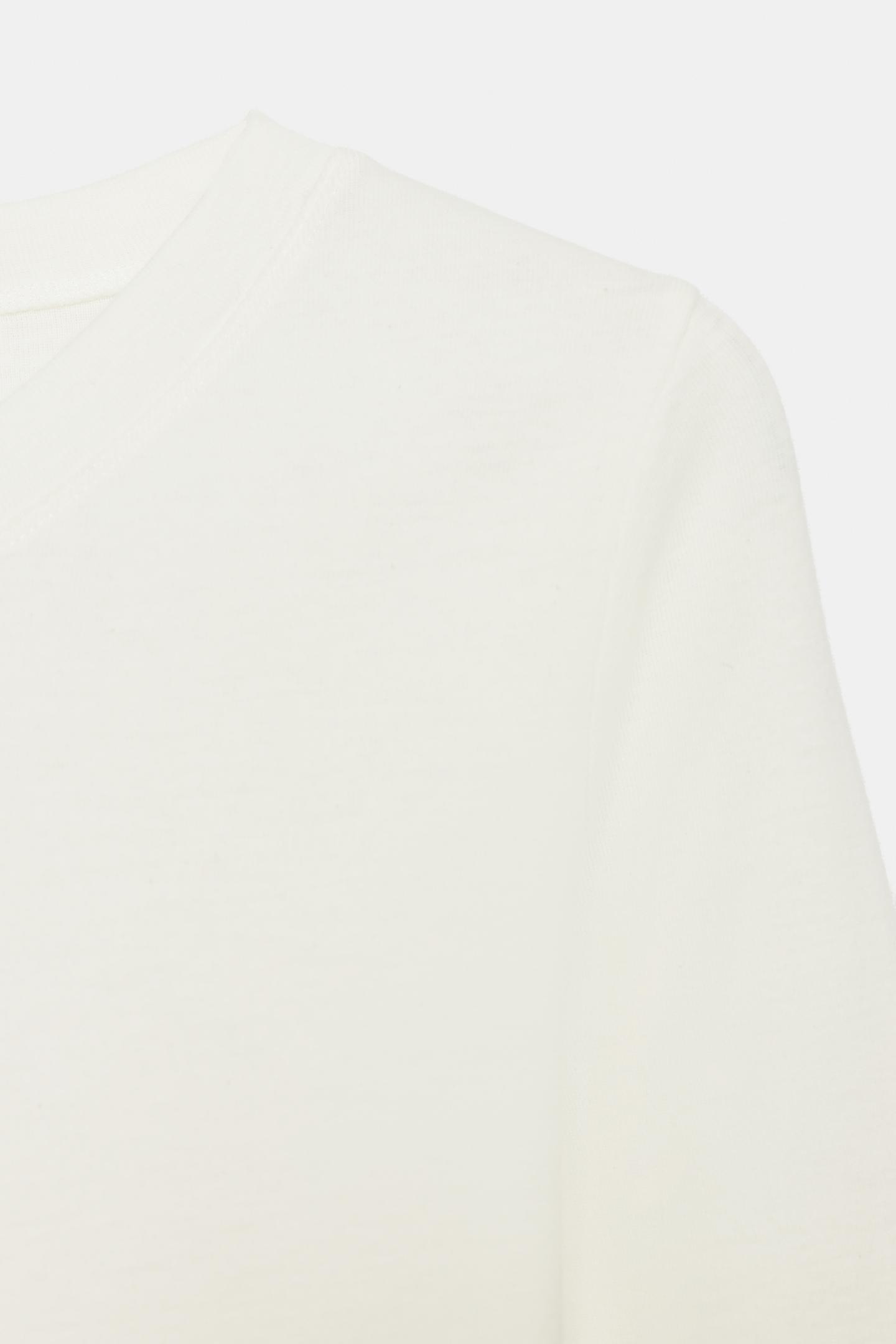 Женская футболка Zara V-NECK, цвет: Белый — фото 7