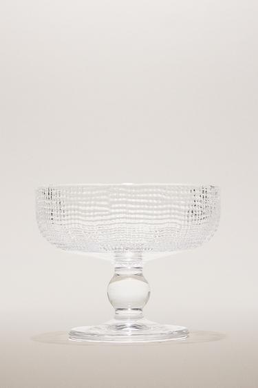 COUPE À DESSERT EN VERRE EN RELIEF - Transparent de Zara - Image 5
