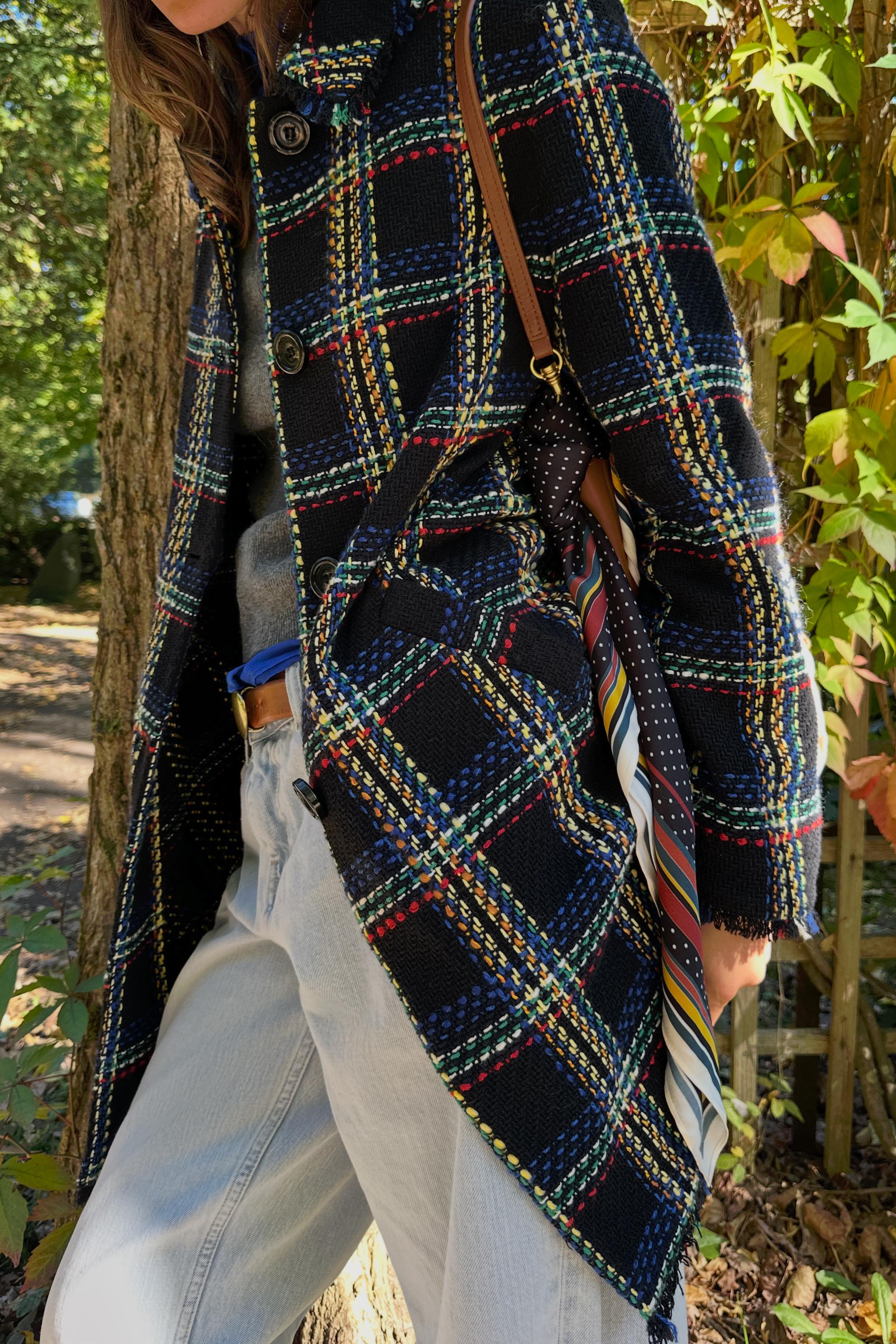 MANTEAU STRUCTURE CARREAUX