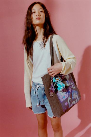 KPOP DEMON HUNTERS™ NETFLIX © DENIM BERMUDA SHORTS - Blue by Zara