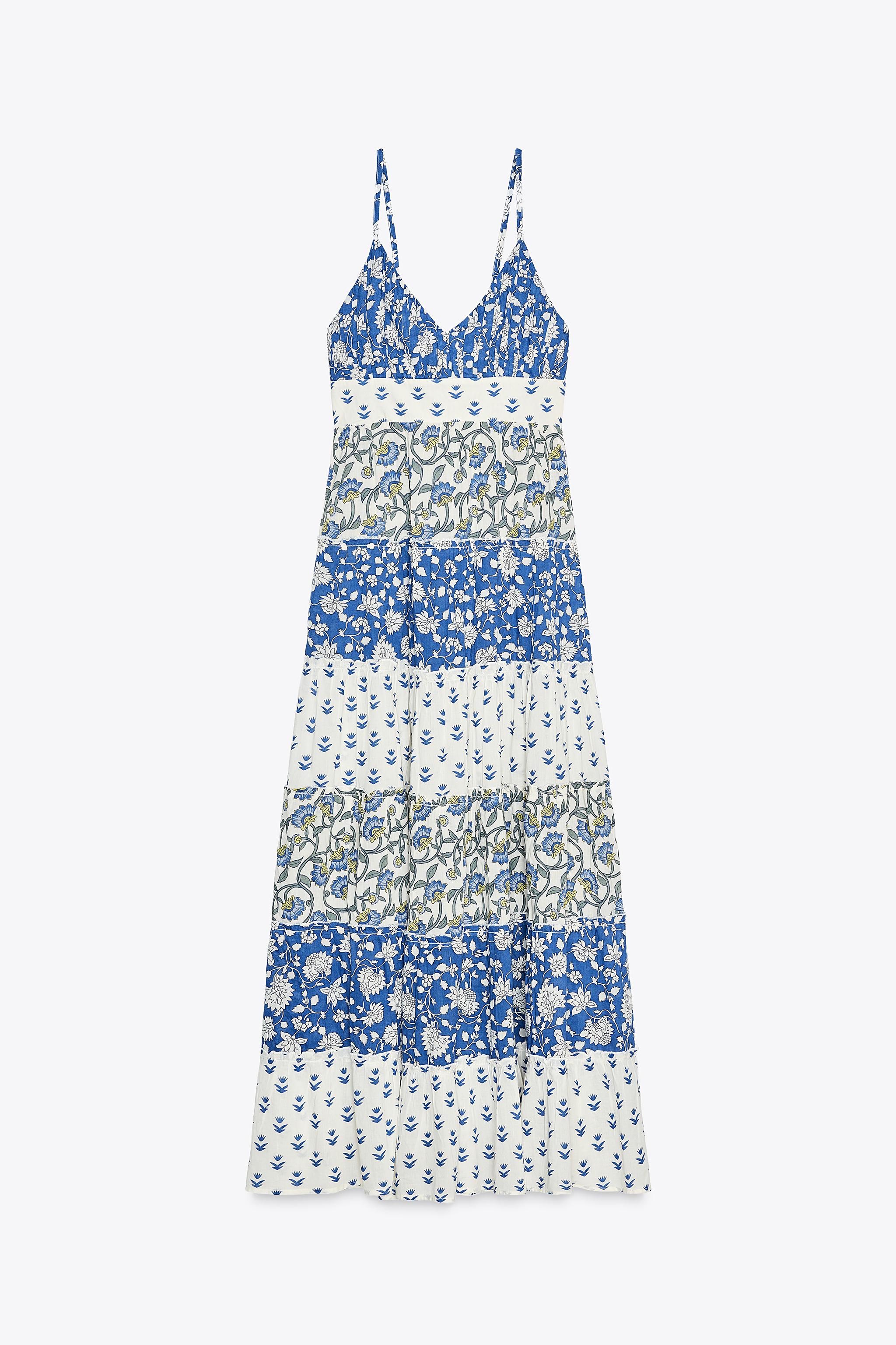 PATCHWORK PRINT PANEL DRESS - Multicolored | ZARA Canada