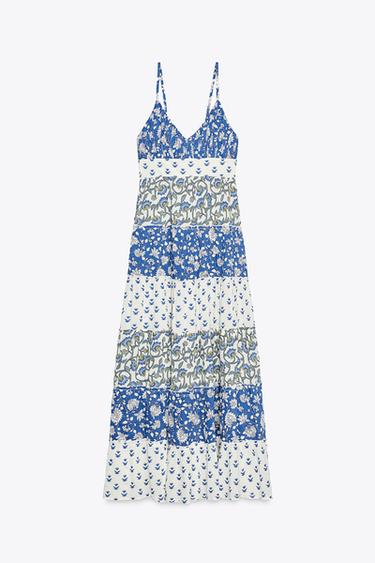 PATCHWORK PRINT PANEL DRESS - Multicoloured by Zara - Image 4