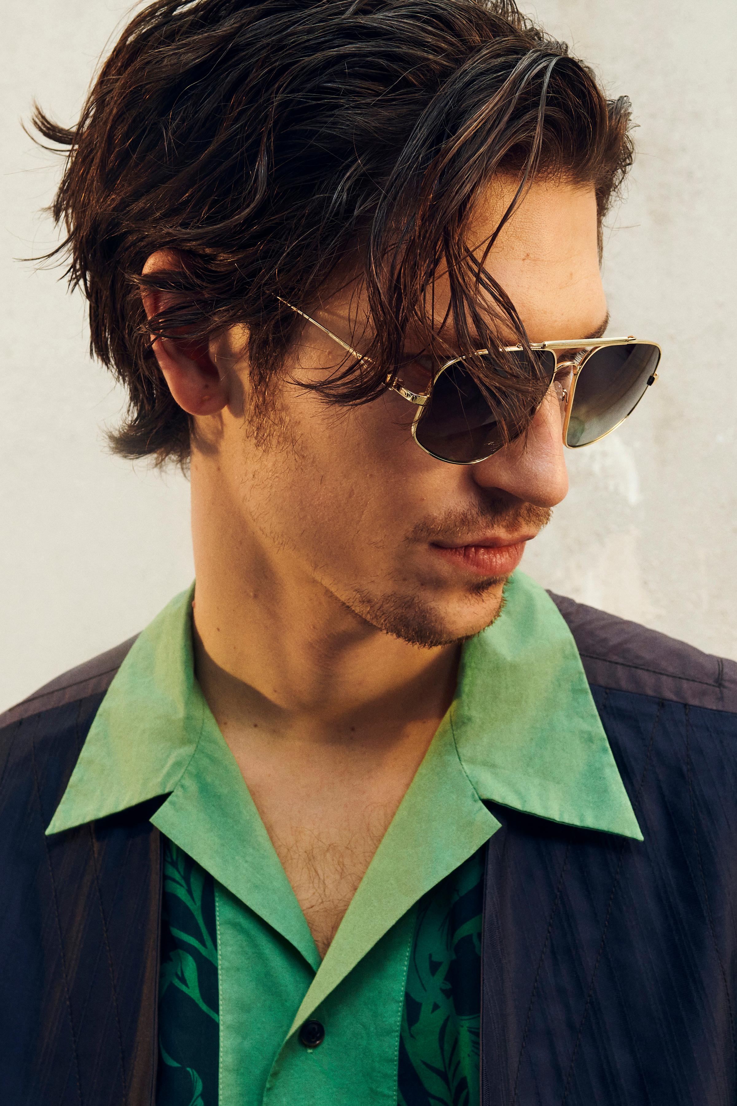 【ZARA】LIMITED EDITION シルク鯉柄シャツ | 4344/930/500 LIMITED EDITION KOI PRINT SILK SHIRT - Green | ZARA United
