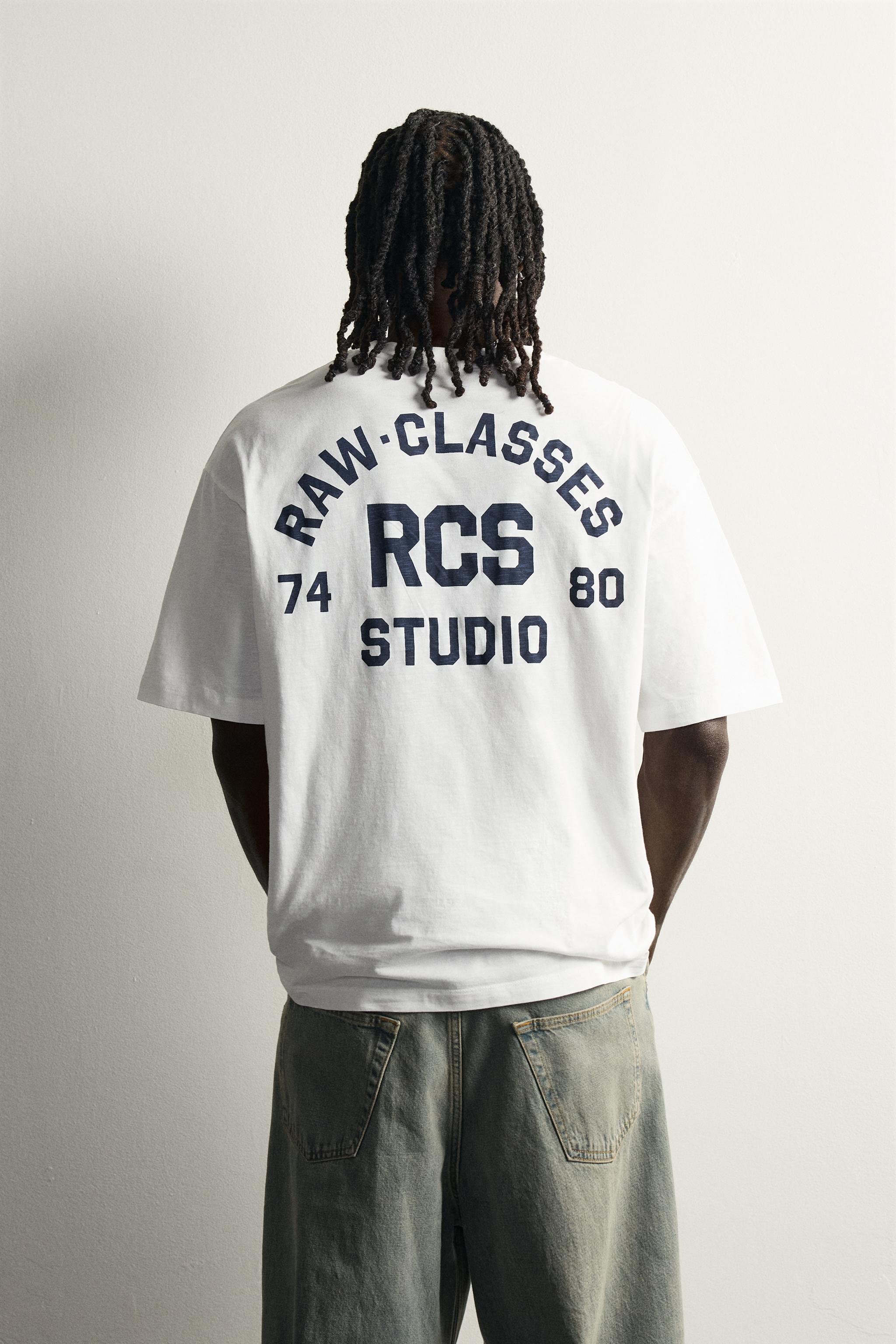 RELAXED-FIT COMBINED GRAPHIC T-SHIRT