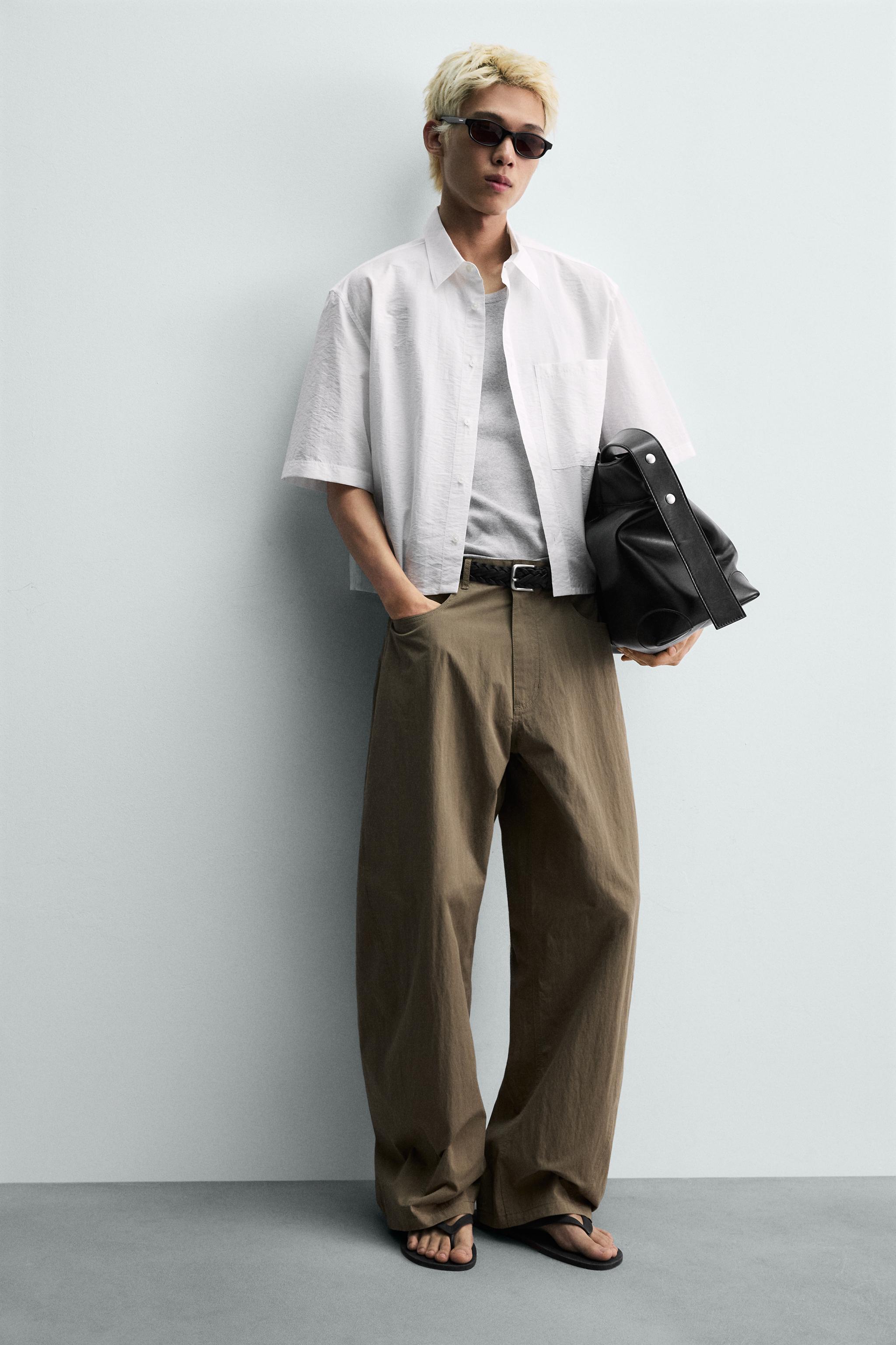 バルーンフィットパンツ - カーキ | ZARA Japan / 日本