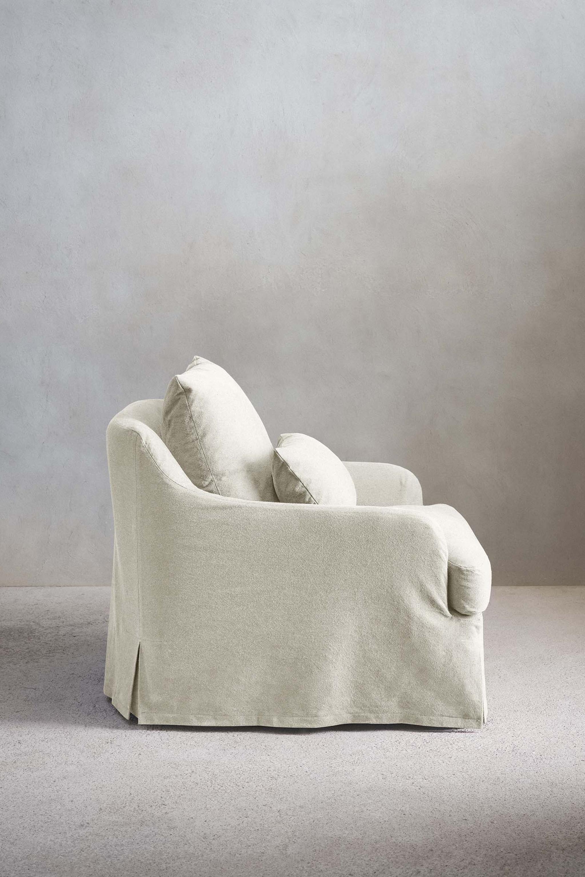 ARMCHAIR 01 COTTON COVER — Light beige