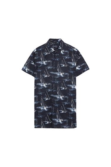 BOAT PRINT SHIRT