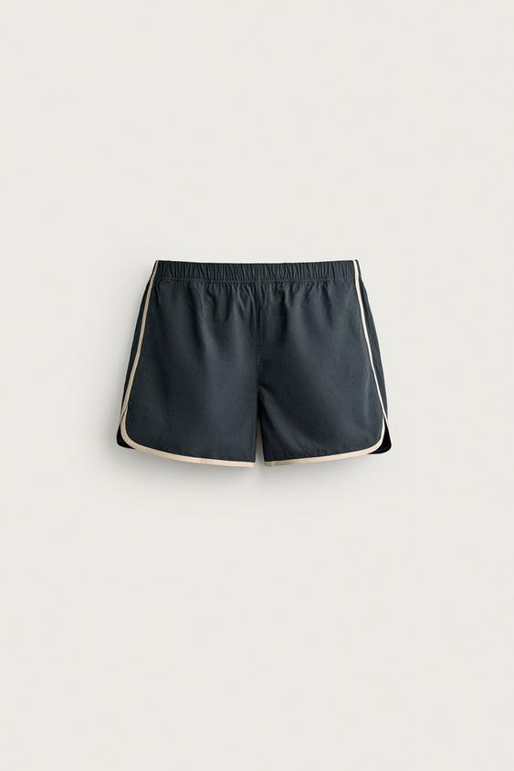 SHORT TÉCNICO COLOR BLOCK - Marino de Zara - Imagen 0