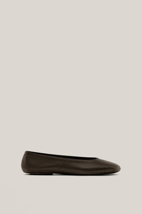 Soft leather ballet flats - Limited Edition from Zara - $270