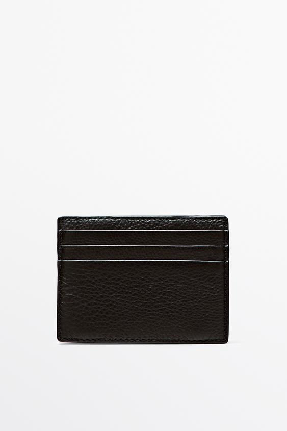 Zara Nappa leather "magic" wallet - Black - Image 0