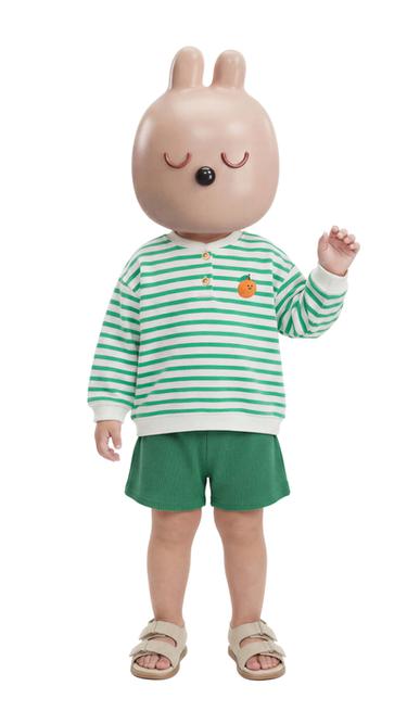 سويت شيرت بتطريز يوسفي - أخضر by Zara