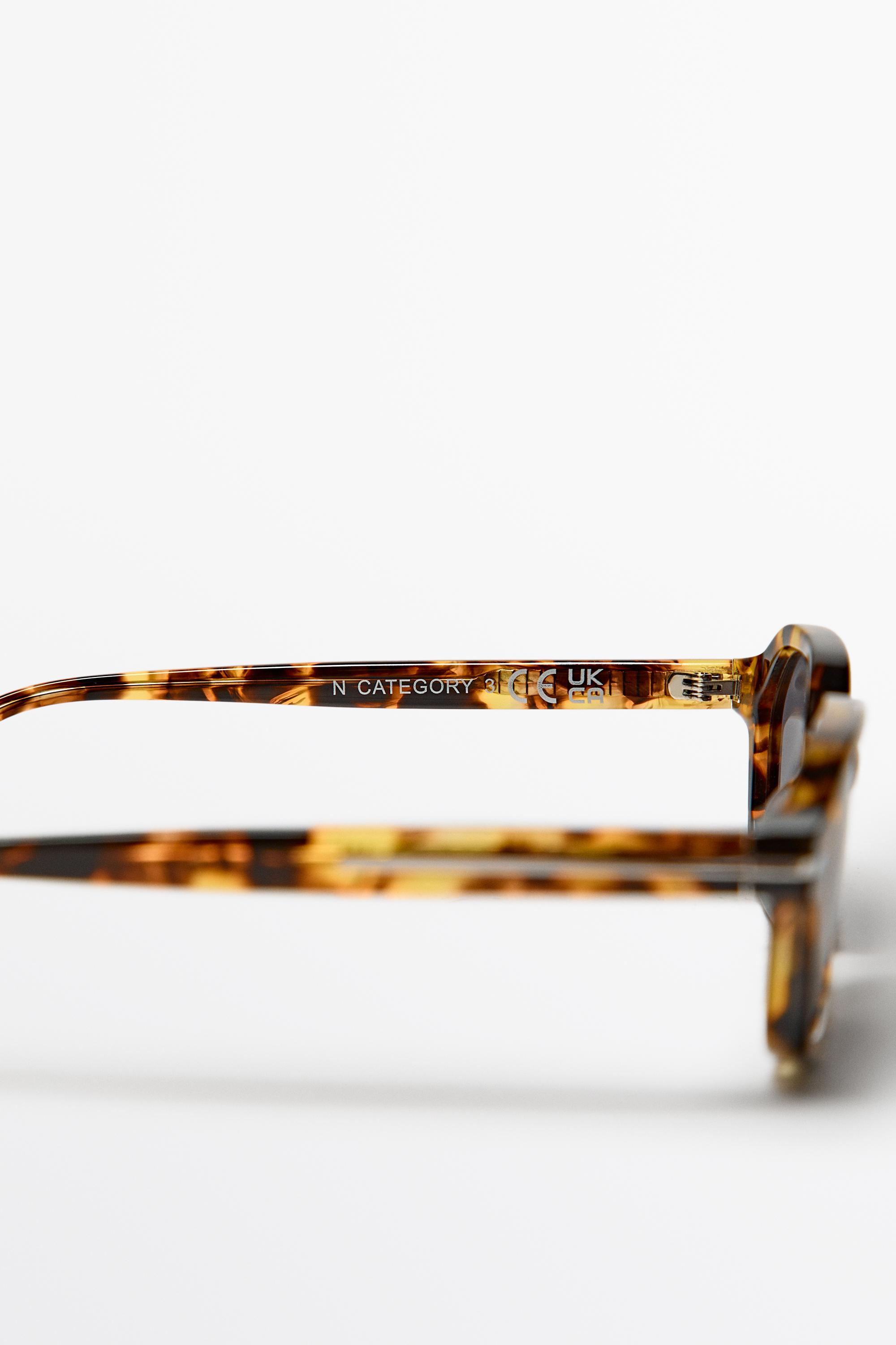 Square tortoiseshell sunglasses