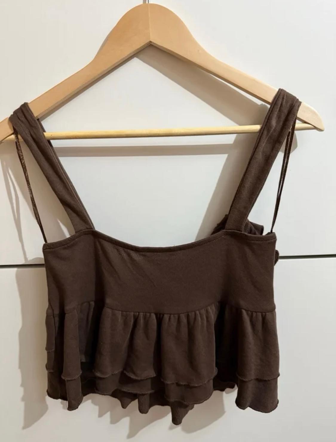 RUFFLED TOP WITH BOW - Image 2