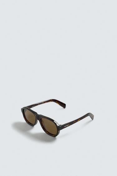 LUNETTES DE SOLEIL CARRÉES - Écaille de Zara - Image 3