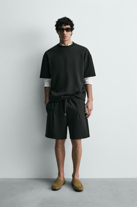 LABEL JOGGER SHORTS