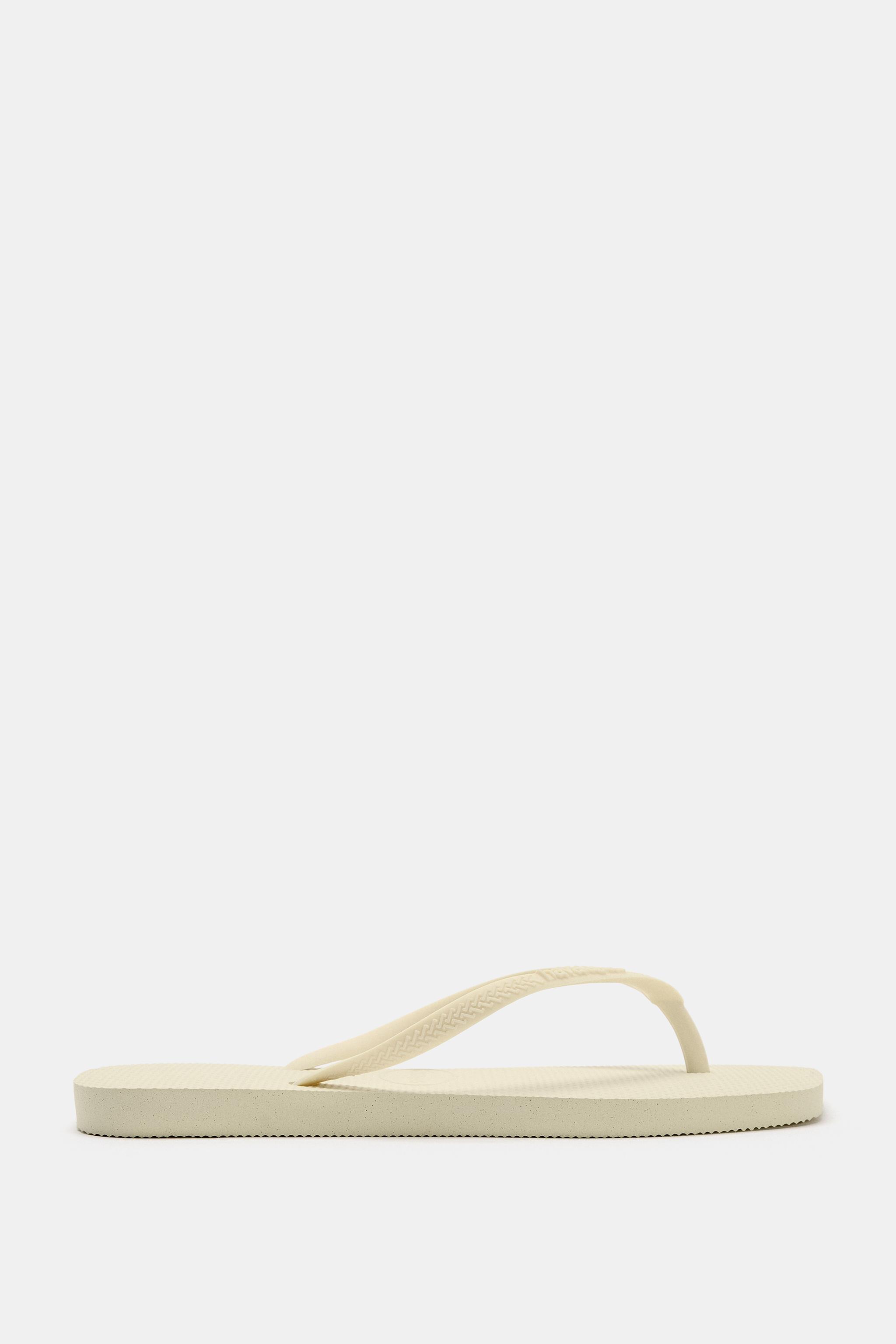 HAVAIANAS ® x ZARA SANDALS - Off White | ZARA United States