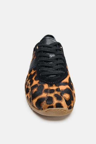 BASKET IMPRIMÉ ANIMALIER CUIR - Léopard de Zara - Image 5