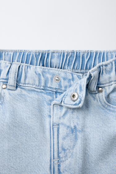 JEAN BAGGY SANS COUTURES - Bleu clair de Zara - Image 2