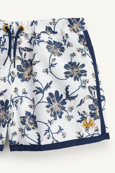 SHORT DE BAIN À FLEURS ÉDITION LIMITÉE - Imprimée de Zara - Image 7