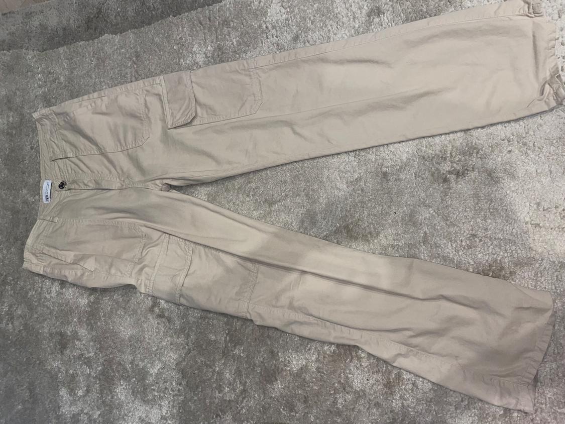 STRAIGHT FIT CARGO TROUSERS