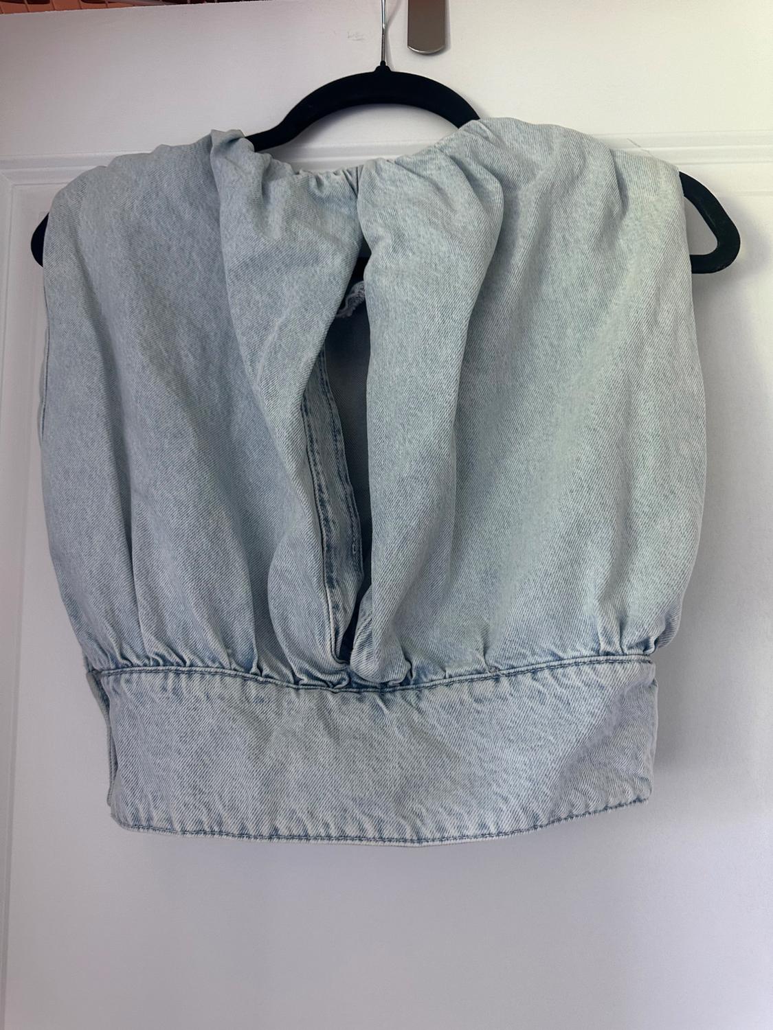 CUERPO DENIM DRAPEADO - Image 3