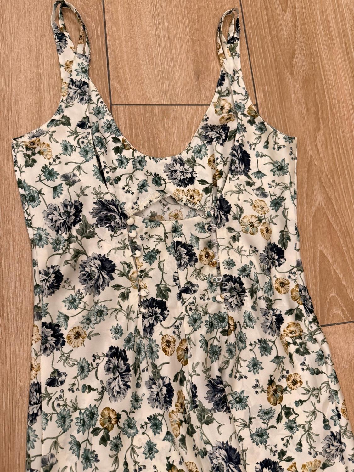 PRINTED SATIN DRESS - Image 4