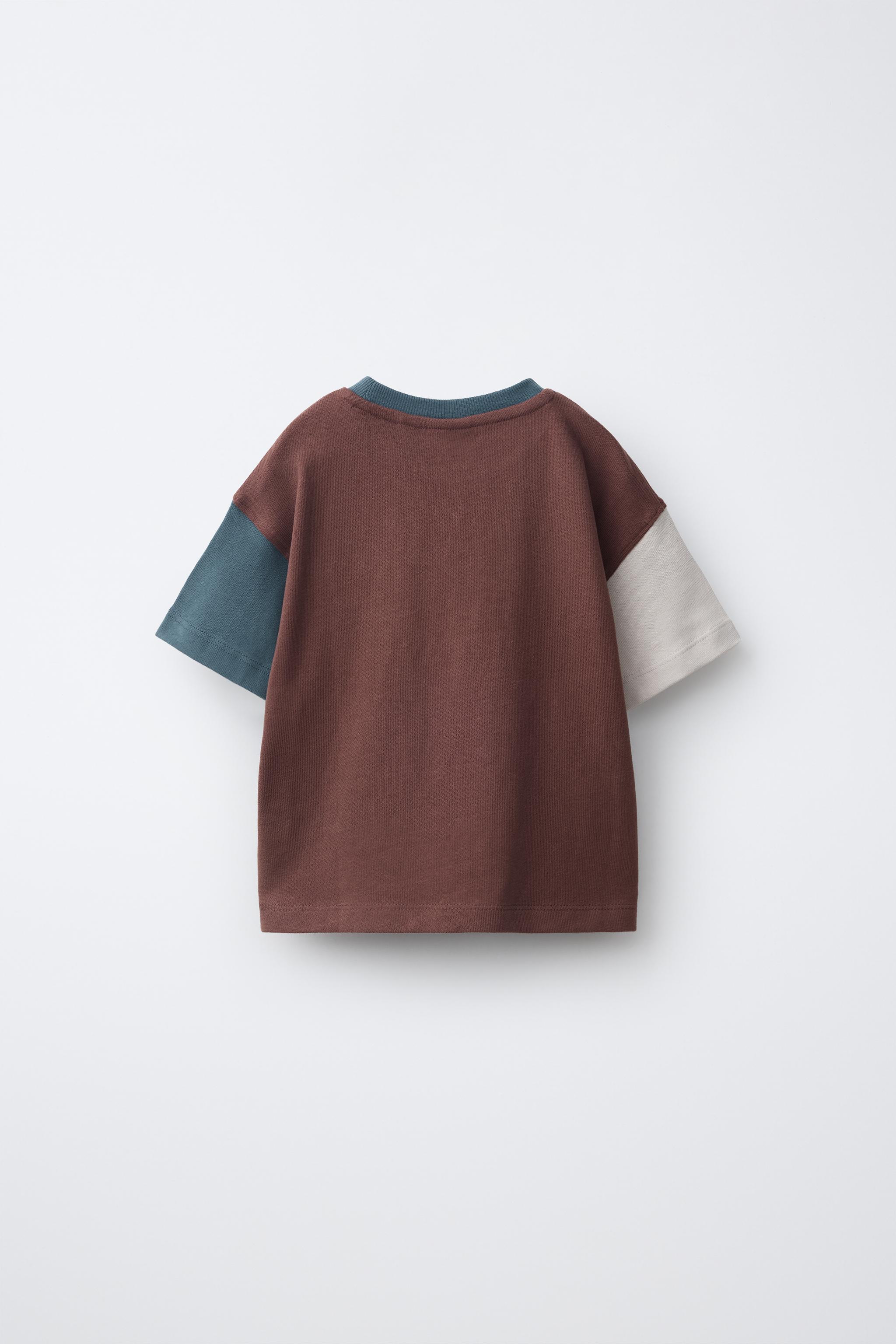 HEAVYWEIGHT SOFT COLOR-BLOCK T-SHIRT
