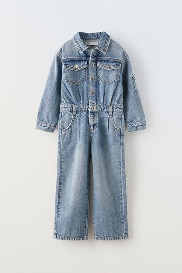 ДЖИНСОВЫЙ КОМБИНЕЗОН — СИНИЙ от Zara — изображение 0