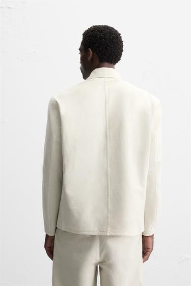 BLAZER COSTUME RELAXED FIT - Blanc cassé de Zara - Image 2