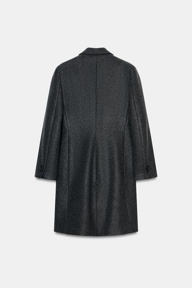 SOFT SHOULDER PAD COAT - Grey marl by Zara - Image 7