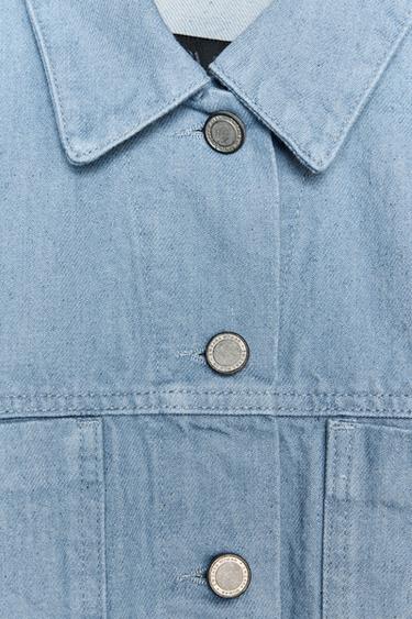 ZW COLLECTION POCKET JACKET - Light blue by Zara - Image 3