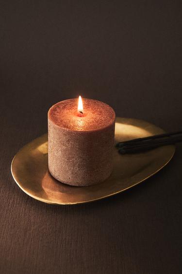 GINGERBREAD SMALL CYLINDRICAL SCENTED CANDLE - Red by Zara - Image 4
