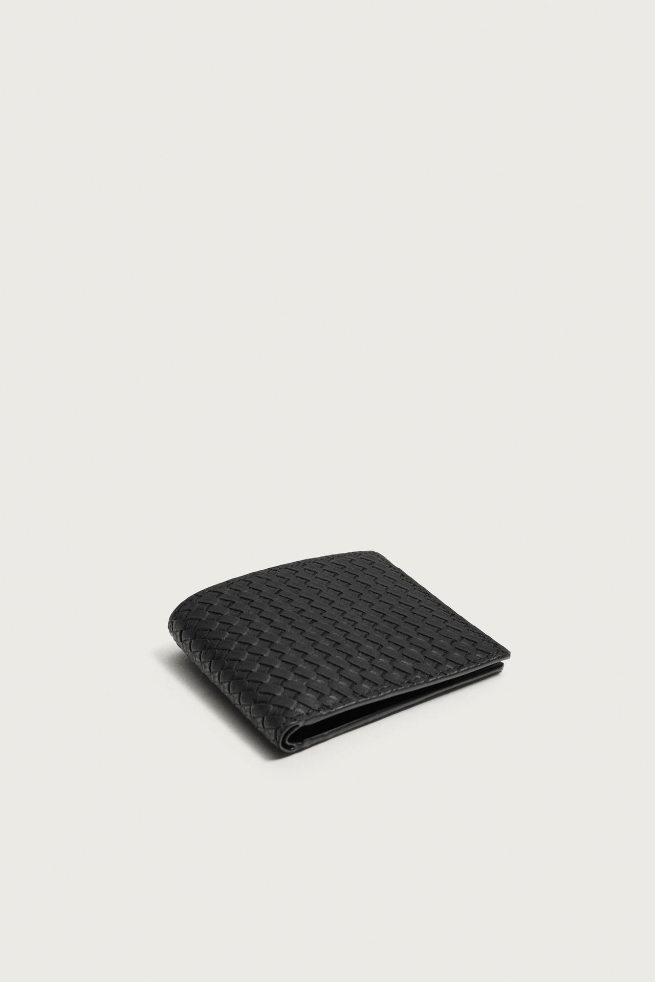 Braided wallet — Black
