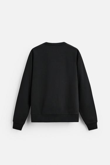 SWEAT BASIQUE COL ROND - Noir de Zara - Image 6