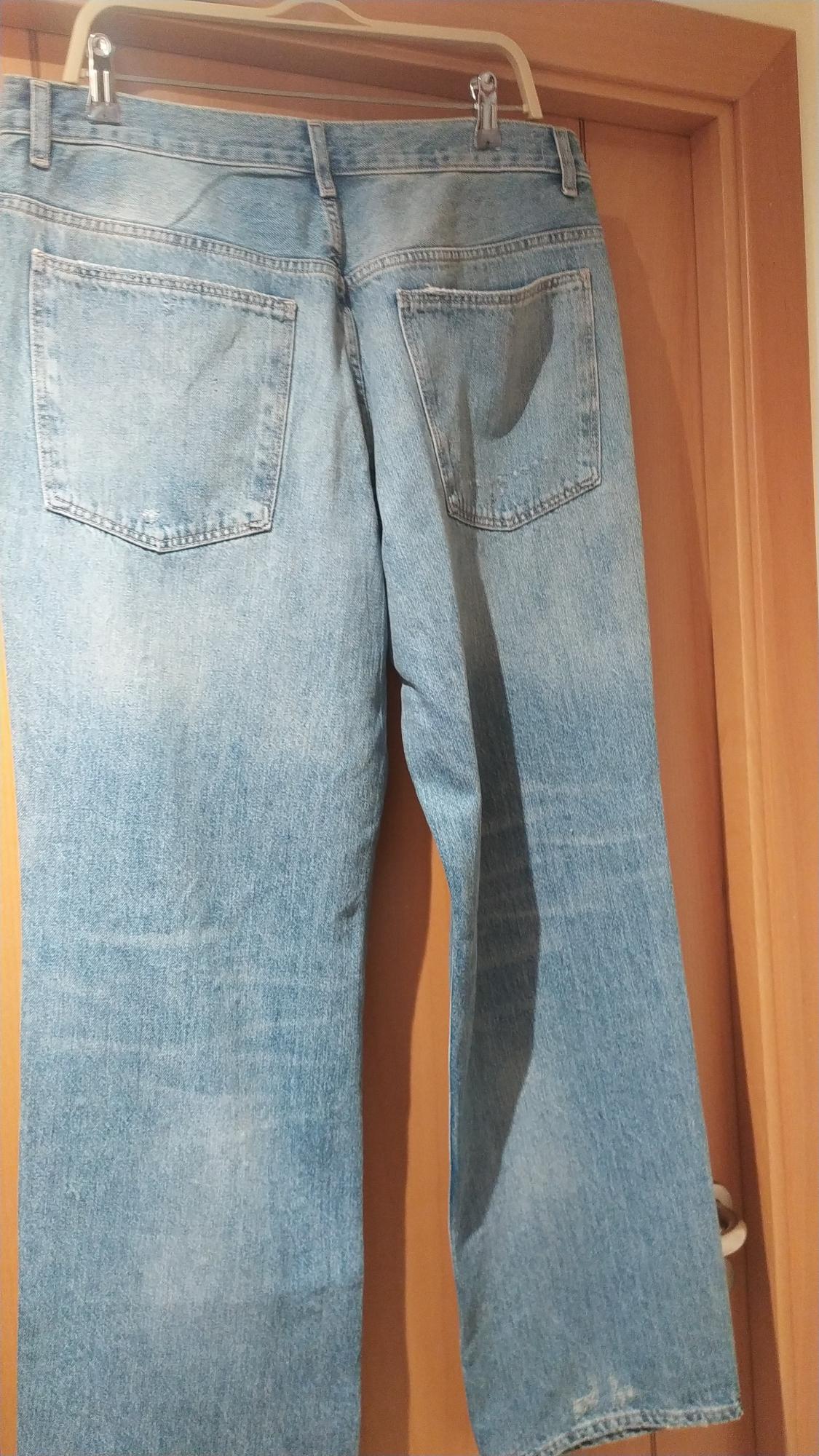TRF RIPPED WIDE-LEG RHINESTONE JEANS - Image 2