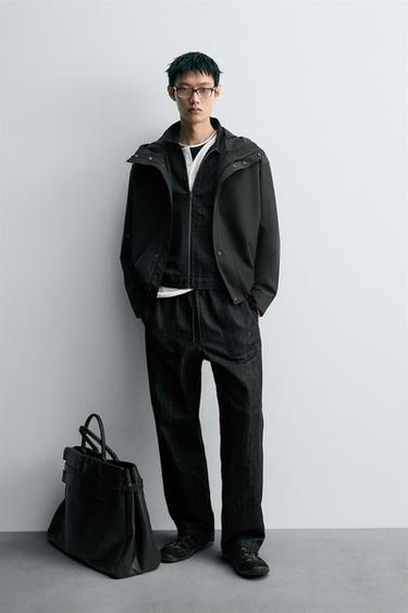 WATER-REPELLENT TECHNICAL JACKET - Black by Zara