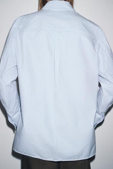 CHEMISE RAYURES POCHE ZW COLLECTION - rayures de Zara - Image 1