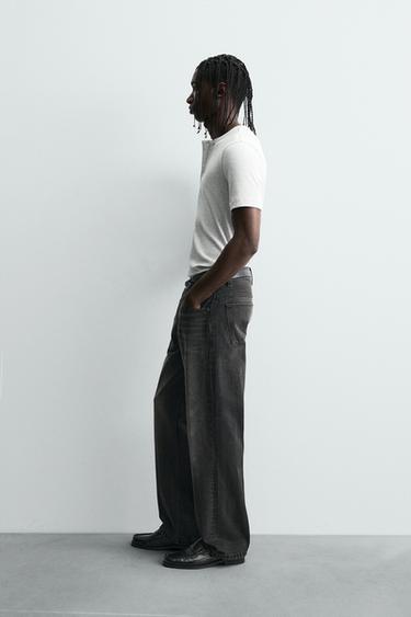 RELAXED FIT JEANS - Green by Zara - Image 3