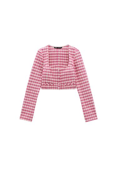 GINGHAM TOP
