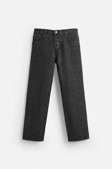 STRAIGHT-LEG JEANS - Grey by Zara - Image 0